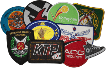 samples of custom patches Australia