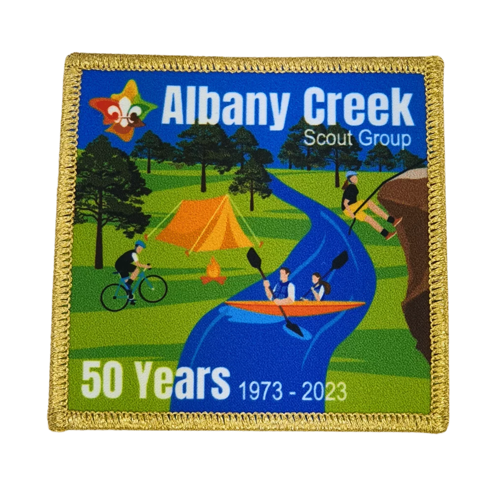 sublimation printed custom patches abc2000 Australia