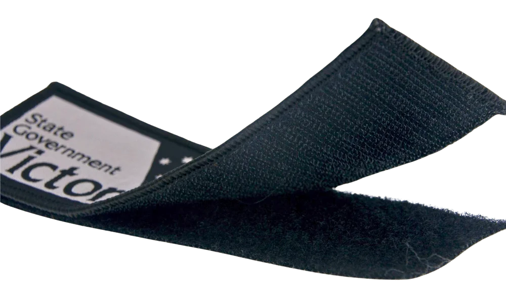 Velcro hook loop custom patches abc2000