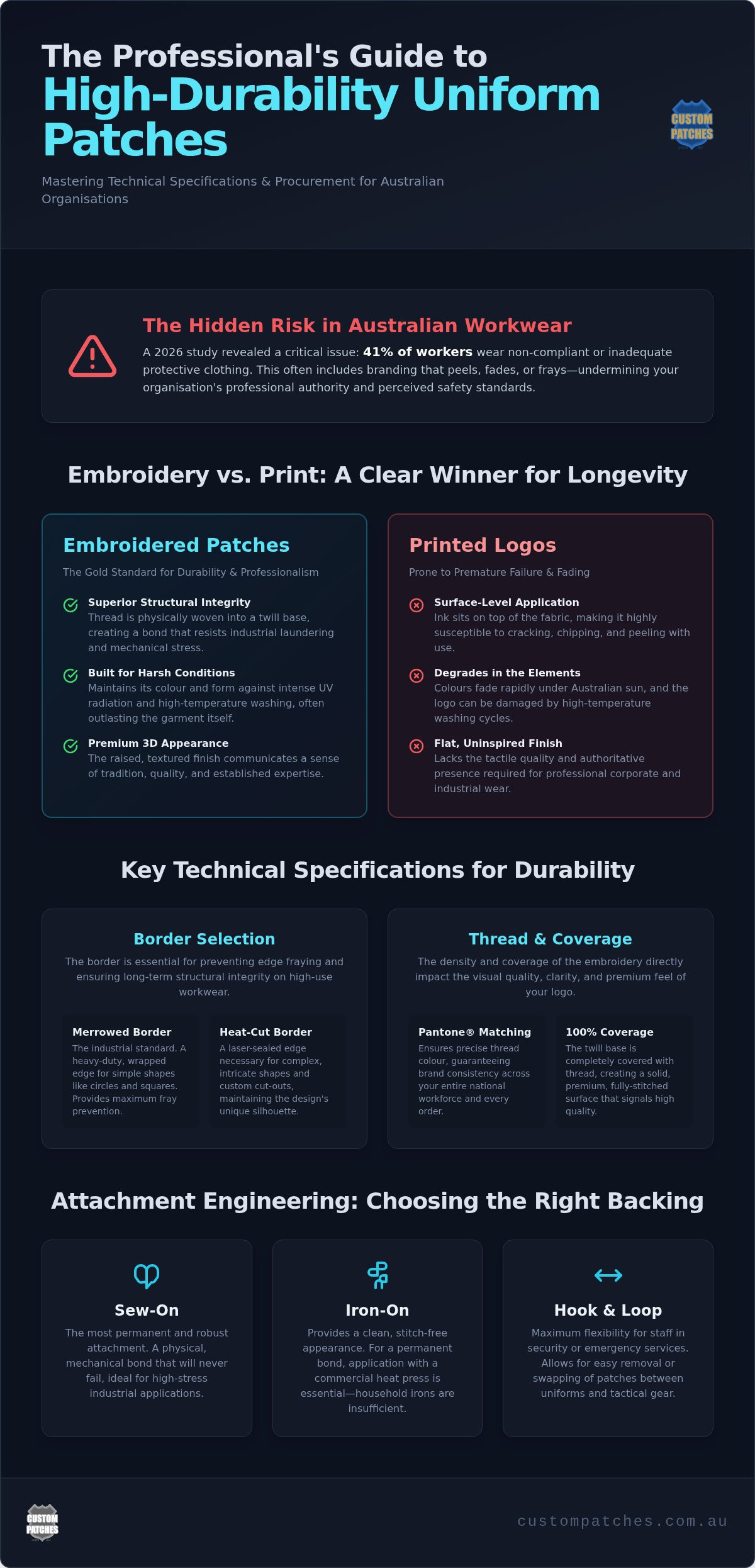 Custom Embroidered Patches for Uniforms: The 2026 Professional Guide
